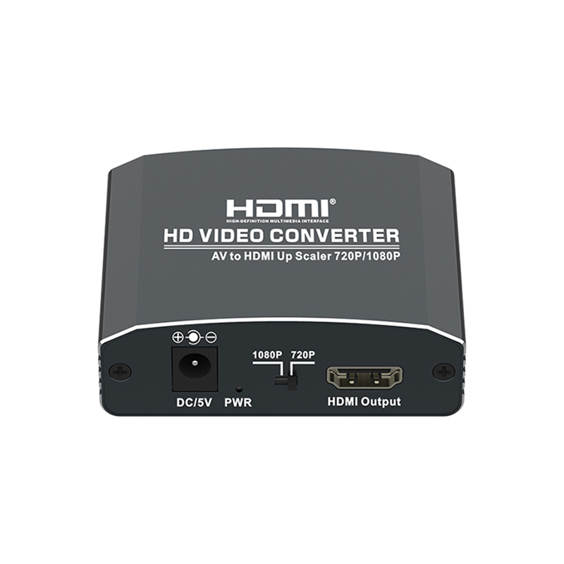 AV to HDMI+Stereo Converter(Up Scaler)