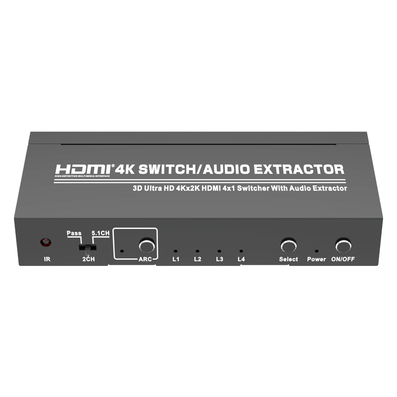 HDMI 4x1 Switcher (3D ARC Audio EDID setting 5.1CH/ADV/2CH)