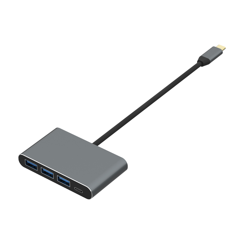 TYPE C to USB3.0*3+PD